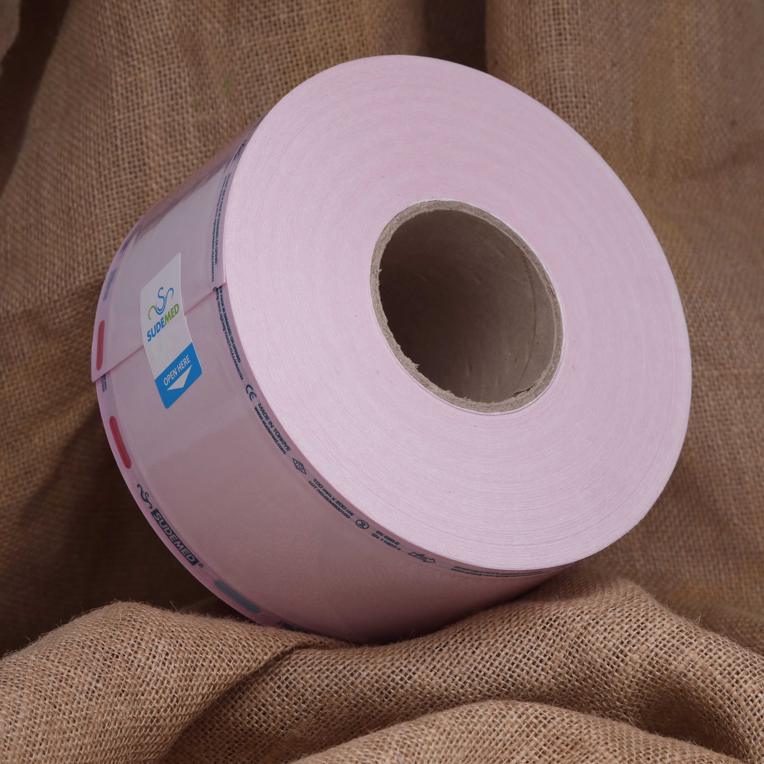 7,5 cm sterilizáló fólia tekercs többrétegű fóliából és orvosi papírból – Sudemed